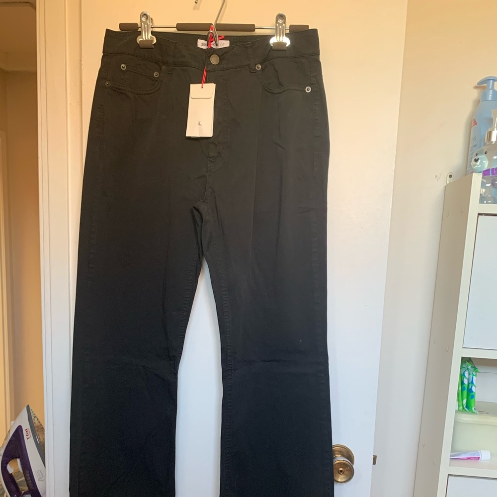 See by Chloe black bootlegged pants - Picture 4 of 5